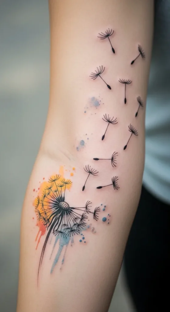 Floating Dandelion Wishes