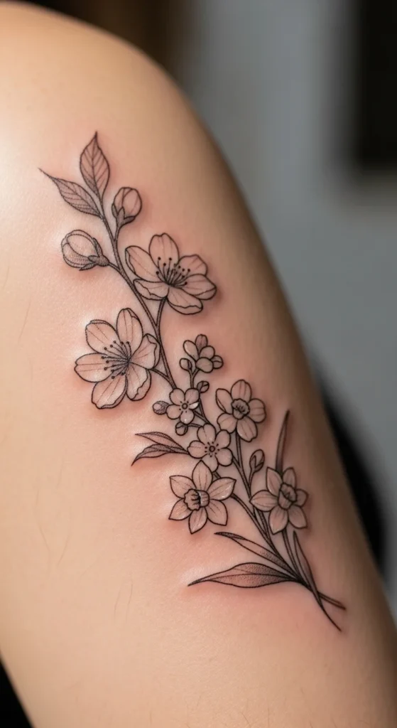 Floral Spring Tattoos