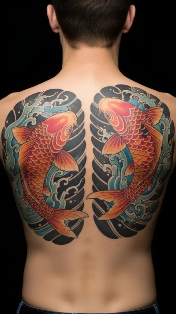 Full Back Koi Pair