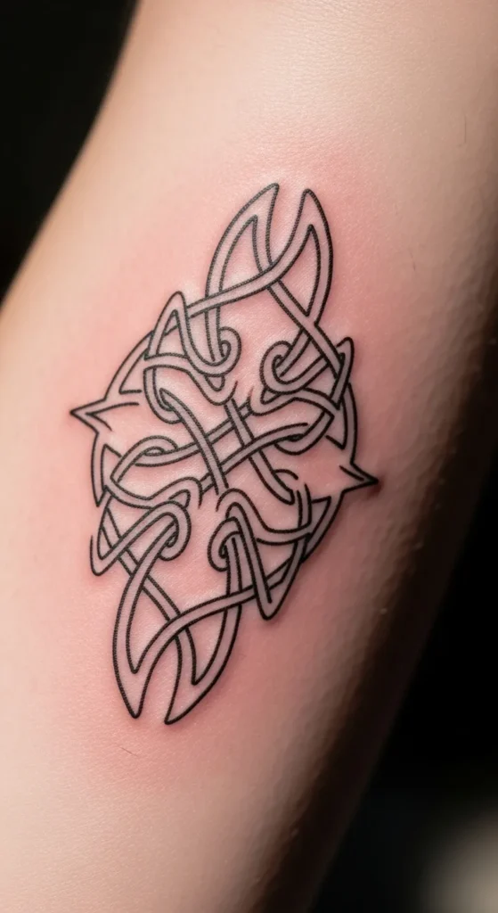 Gaelic-Inspired Line Symbol