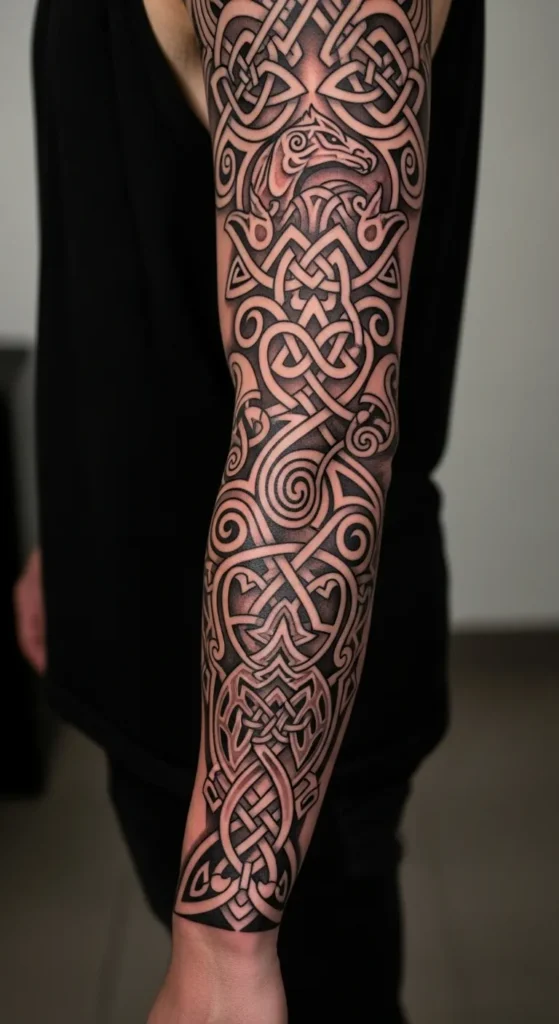 Gaelic Pattern Band Sleeve