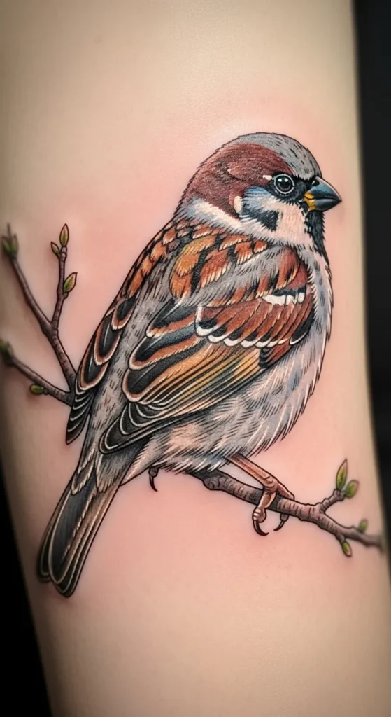 Garden Sparrow Perch