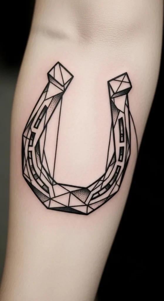 Geometric Horseshoe Shape
