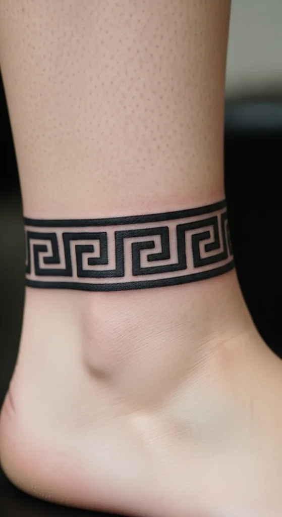 Greek Meander Border Lines