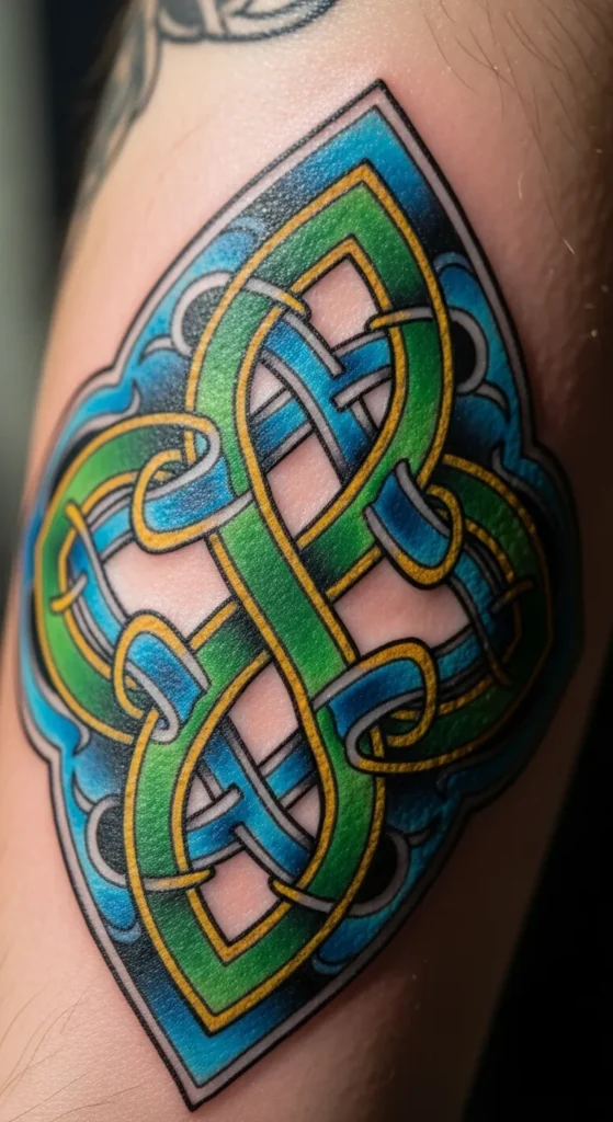Green Celtic Tattoos