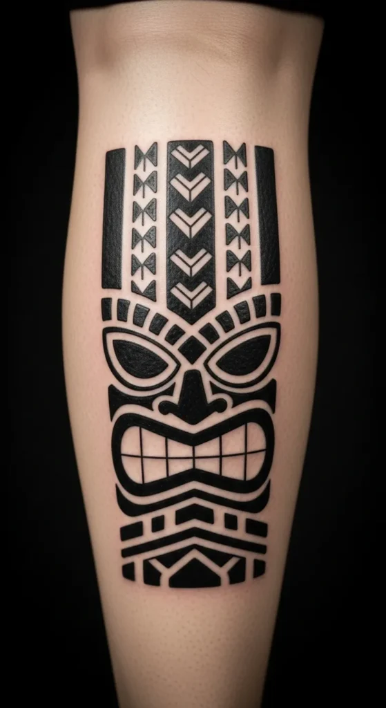 Hawaiian Tiki Pattern