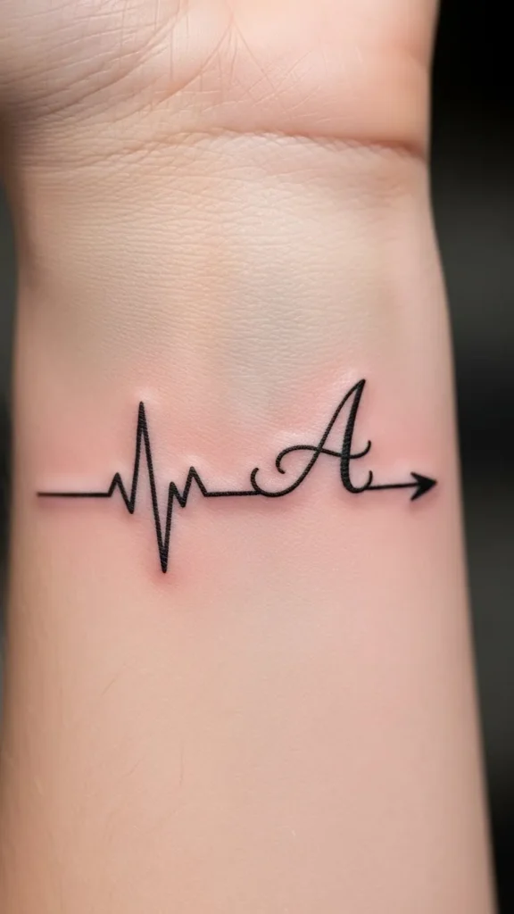 Heartbeat Arrow into Initial