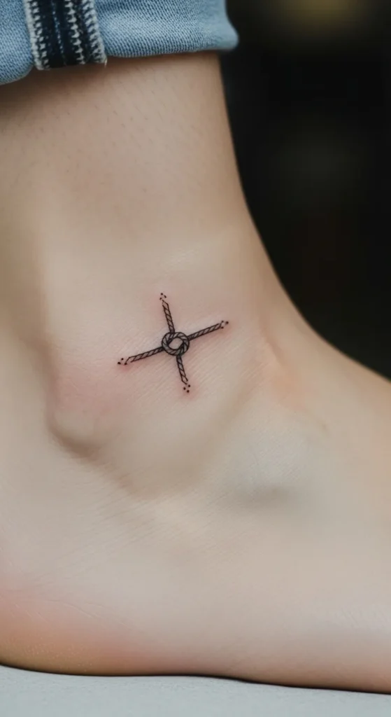 Hidden Inner Ankle Knot