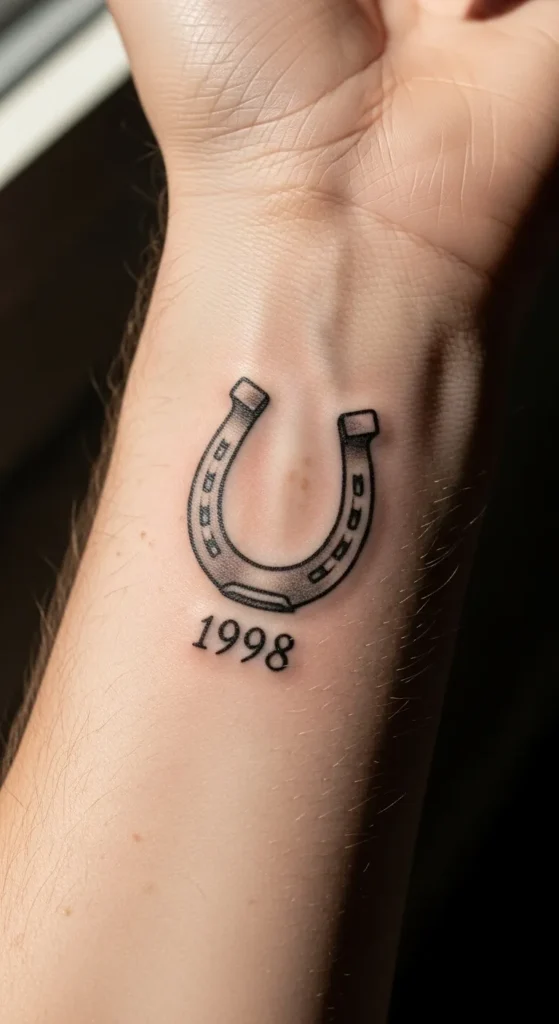 Horseshoe With Date