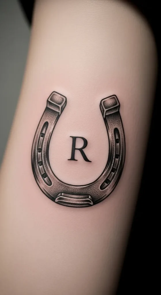 Horseshoe With Initial