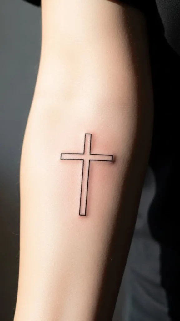 How to Choose Tiny Cross Outline Tattoos