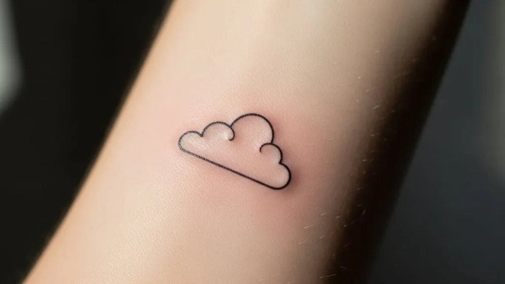 How to Create Minimal Cloud Tattoos That Add Calm