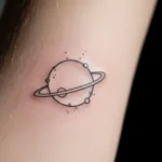 How to Design Minimal Planet Tattoos With Cosmic Meaning