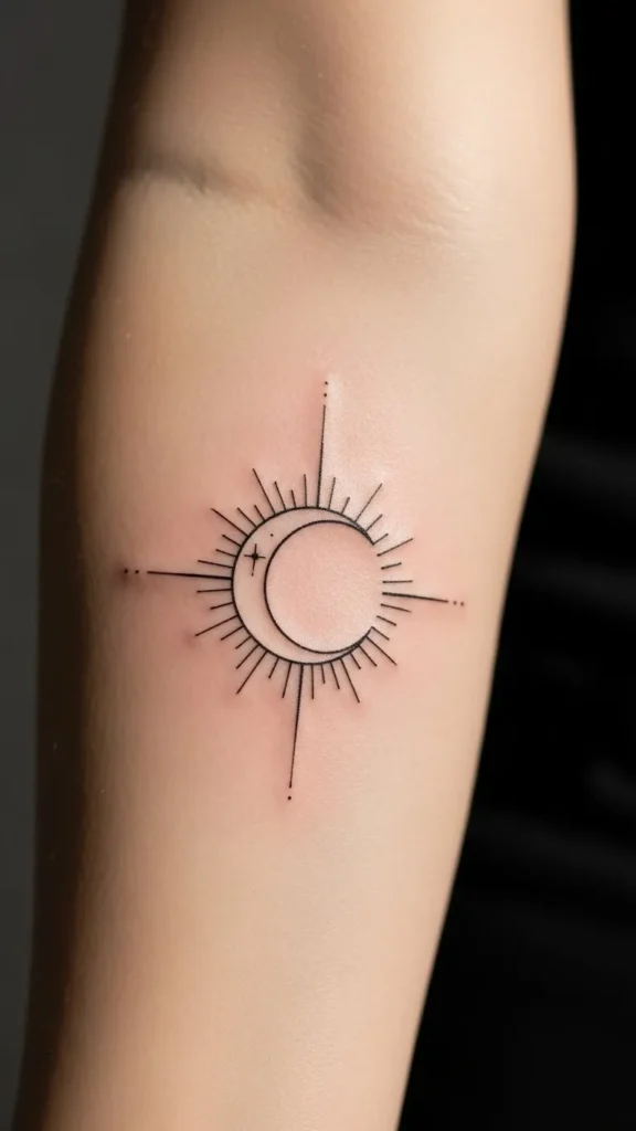 How to Design Minimal Sun and Moon Tattoos