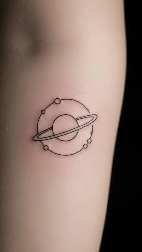 How to Design Minimalist Planet Tattoos