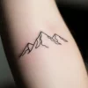 How to Draw Mountain Outline Tattoos That Represent Strength