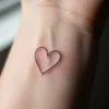 How to Draw Small Heart Outline Tattoos That Look Chic