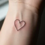 How to Draw Small Heart Outline Tattoos That Look Chic