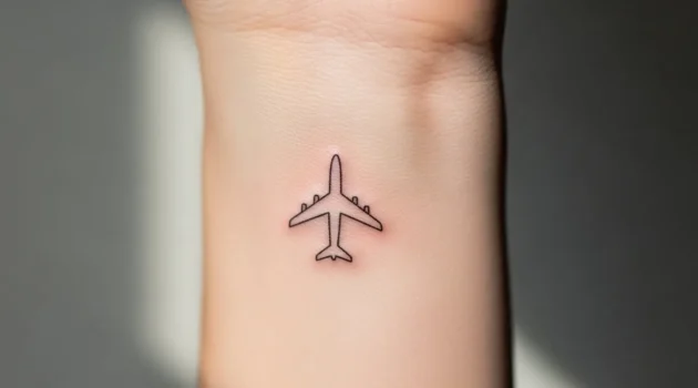 How to Draw Tiny Airplane Tattoos for Travelers