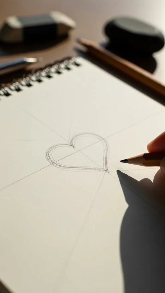 How to Shape a Balanced Heart Outline