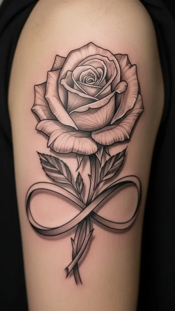  Infinity Rose With Soft Shading