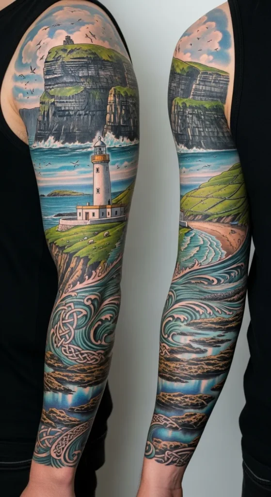 Irish Coastline Sleeve