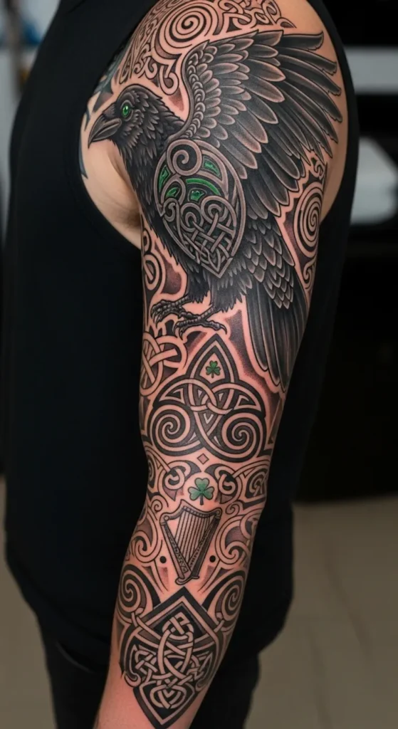 Irish Raven Sleeve