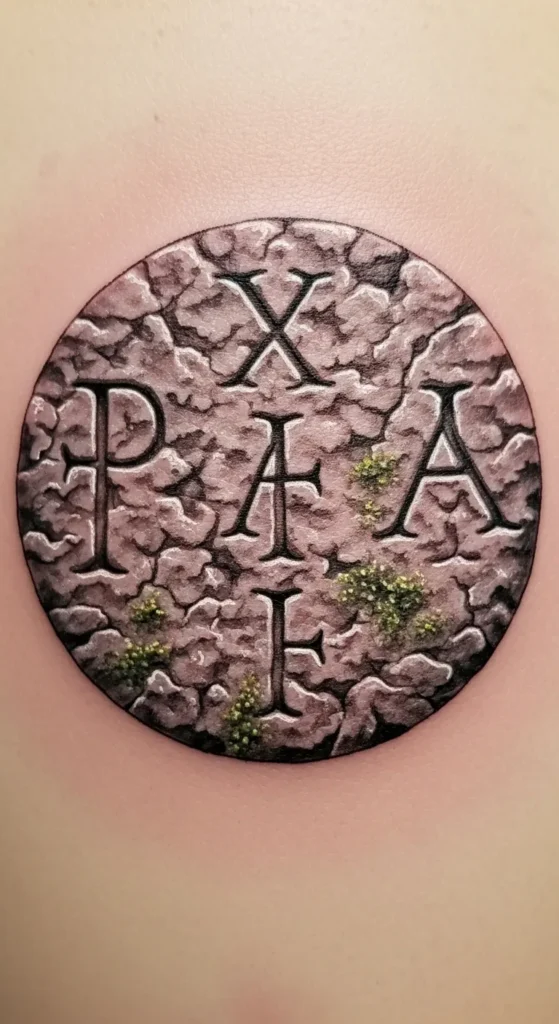 Irish Stone Texture Circle