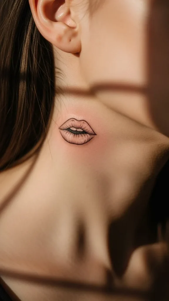 Kiss Mark on the Neck