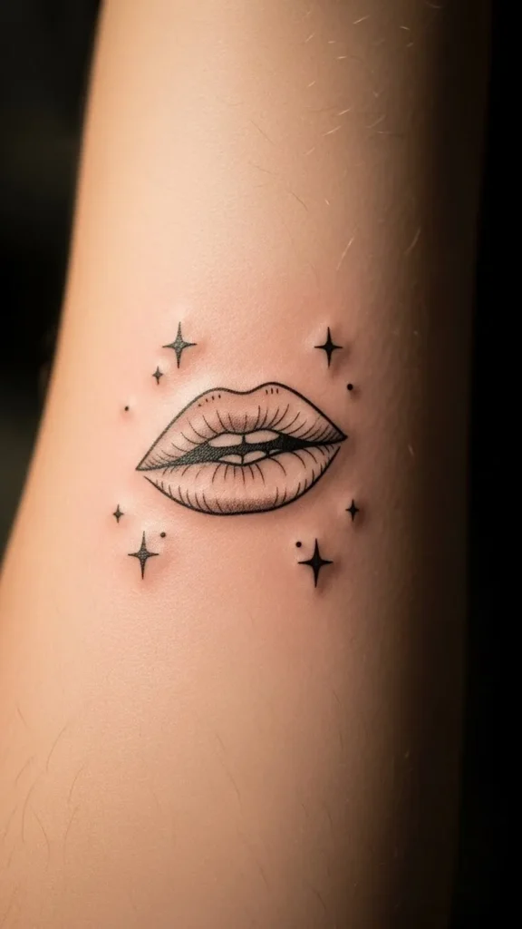 Kiss with Star Detail