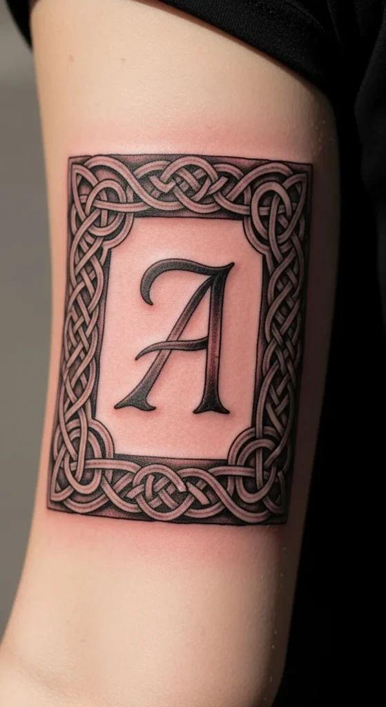 Knotwork Initial Frame