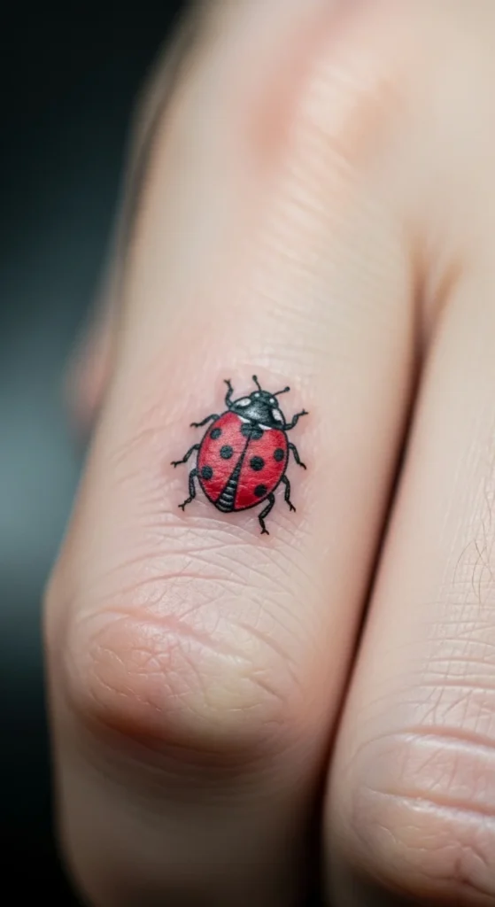 Ladybug Detail Tattoo