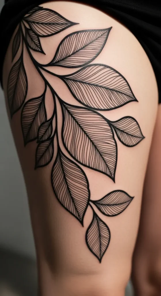  Large Botanical Leaves