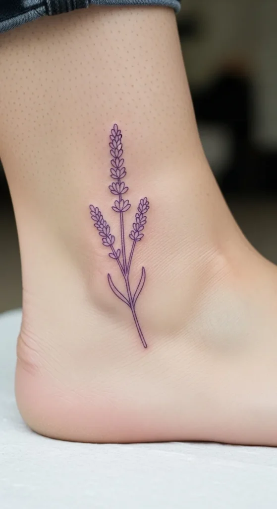 Lavender Outline