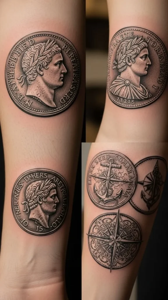 Lucky Coin Tattoos