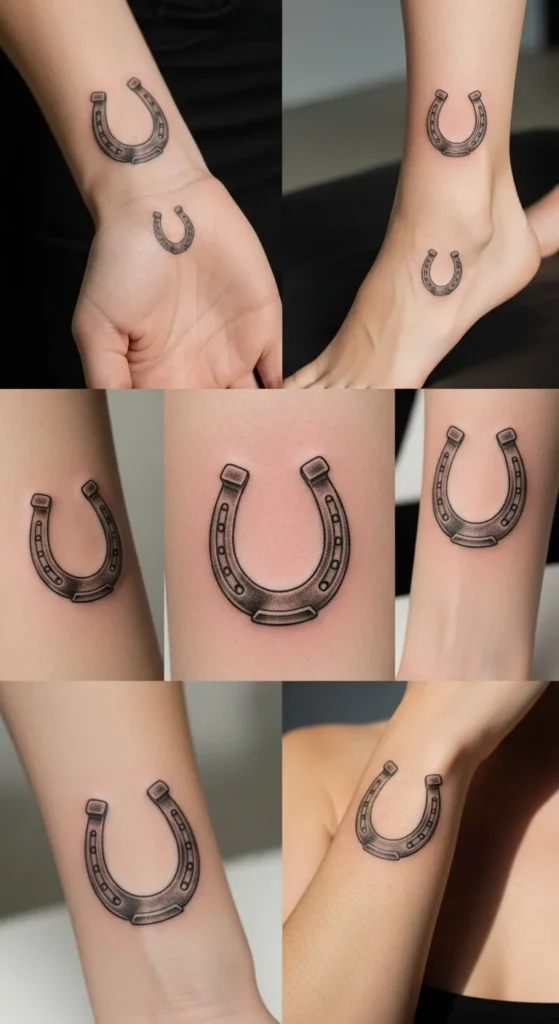 Lucky Horseshoe Tattoos