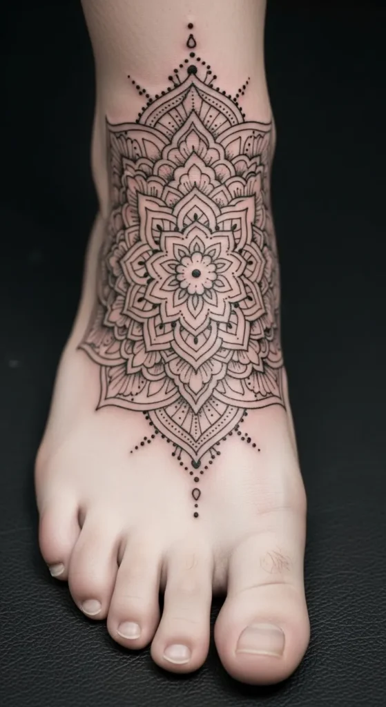 Mandala Foot Top