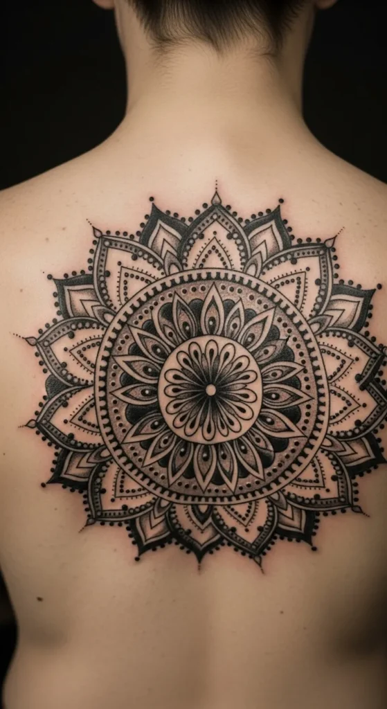 Mandala with Beaded Edges