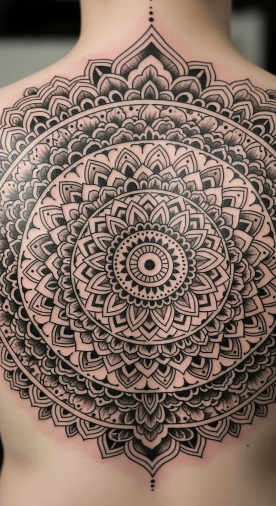 Mandala with Layered Rings
