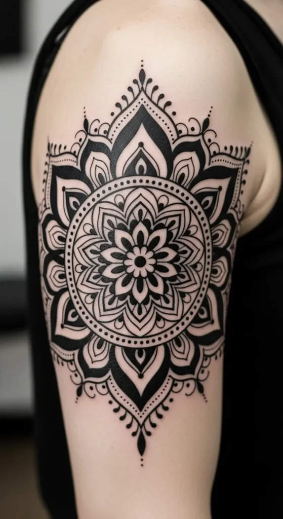 Mandala with Negative Space