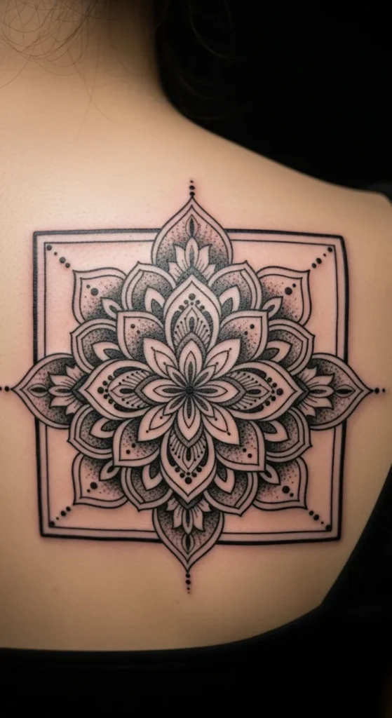 Mandala with Simple Borders