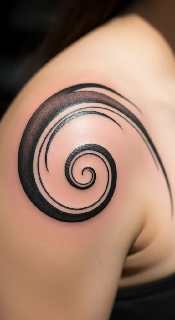 Maori Koru Spiral Motifs