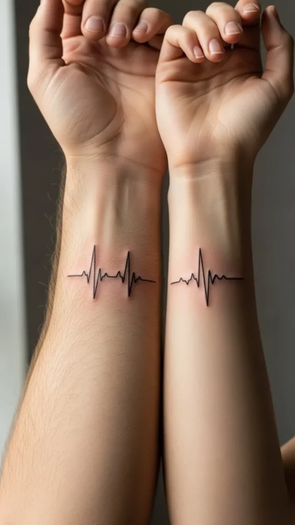 Matching Heartbeat Lines