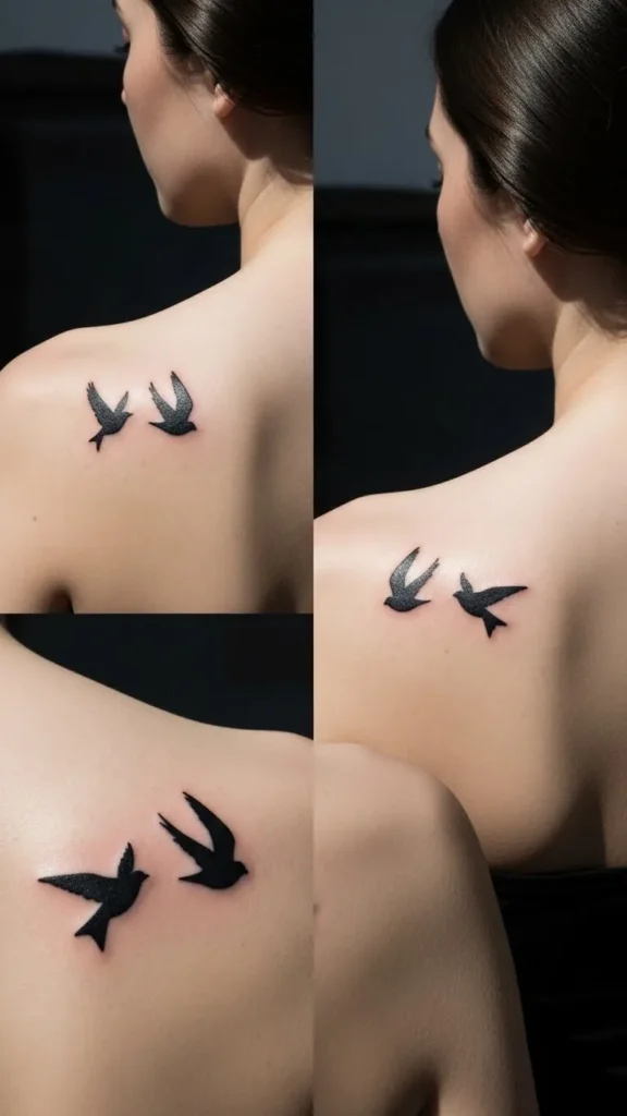 Minimal Bird Silhouettes