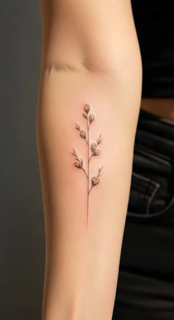 Minimal Branch With Buds