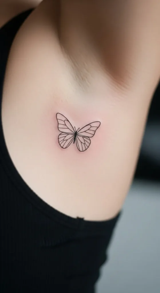 Minimal Butterfly Outline
