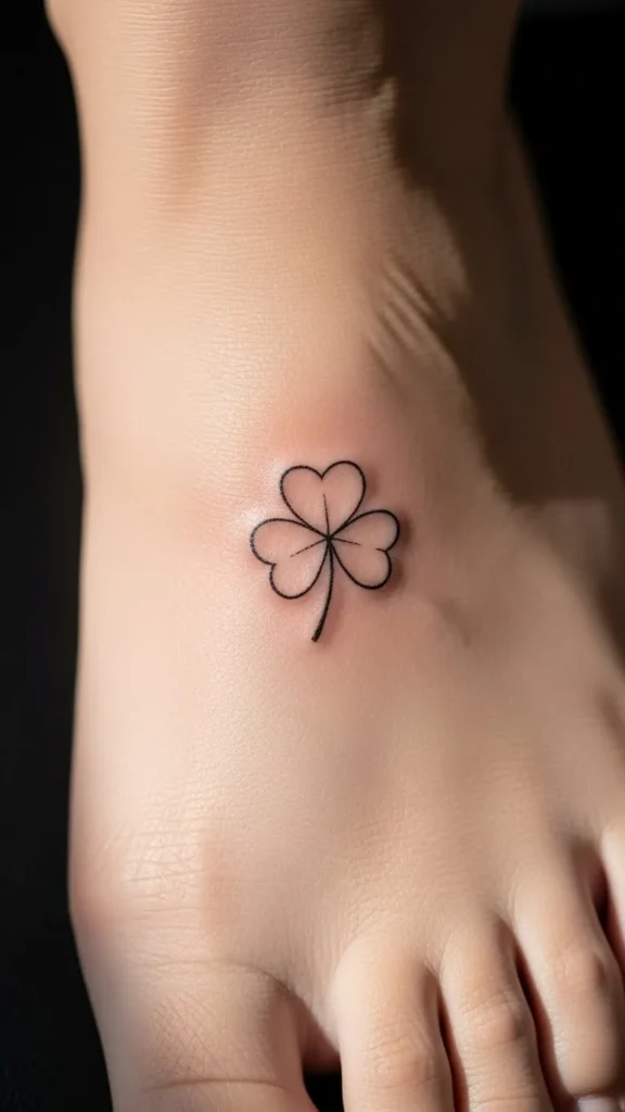 Minimal Clover on the Foot Arch