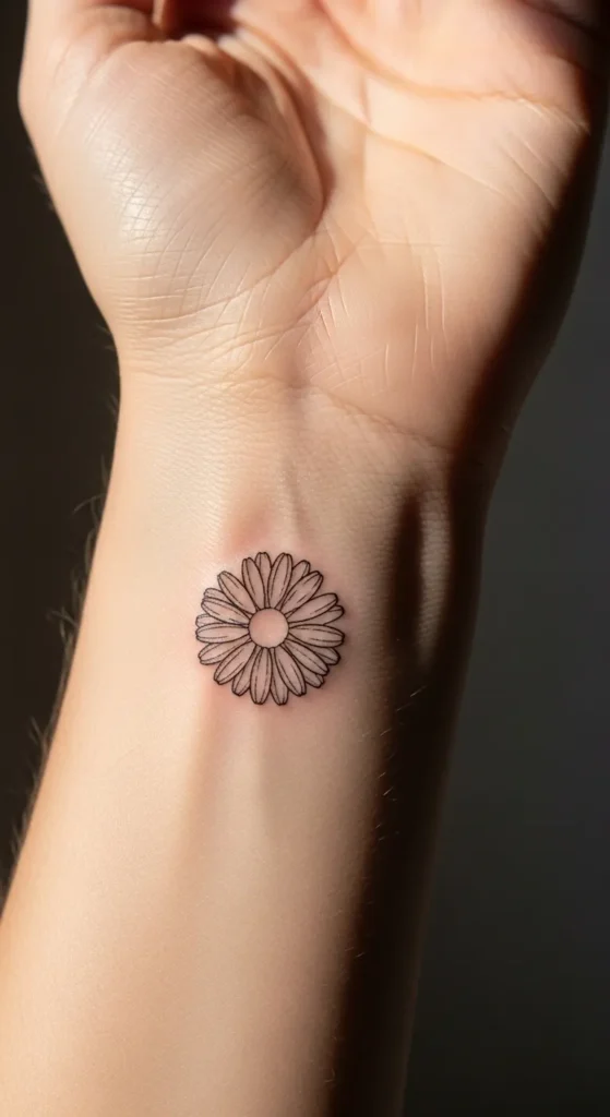 Minimal Daisy Outline