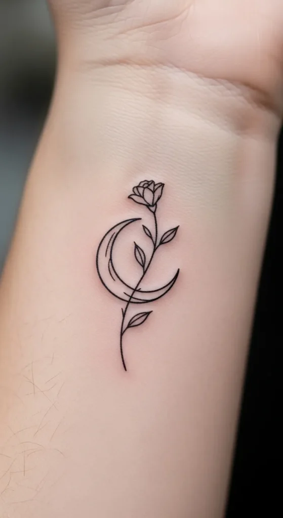 Minimal Flower and Moon Pair