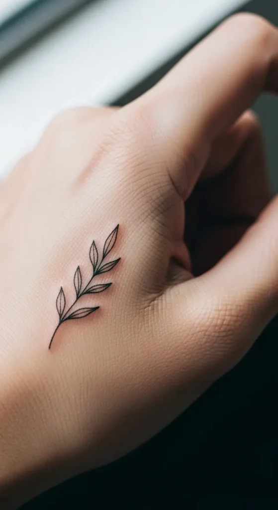 Minimal Leaf Sprig